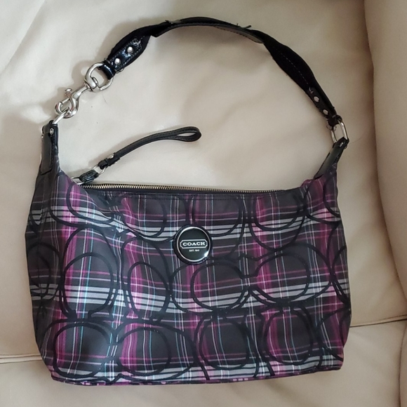 Coach Handbags - Authentic Coach Poppy Plaid Bag